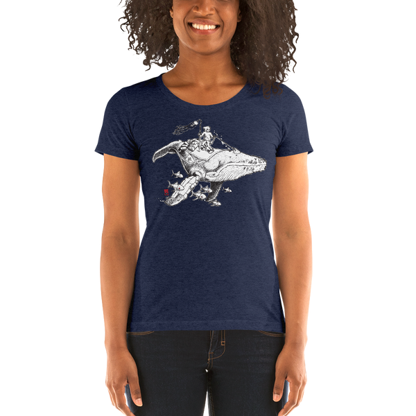 "Cosmic Traveler" Ladies' short sleeve t-shirt  - Redeye Laboratories