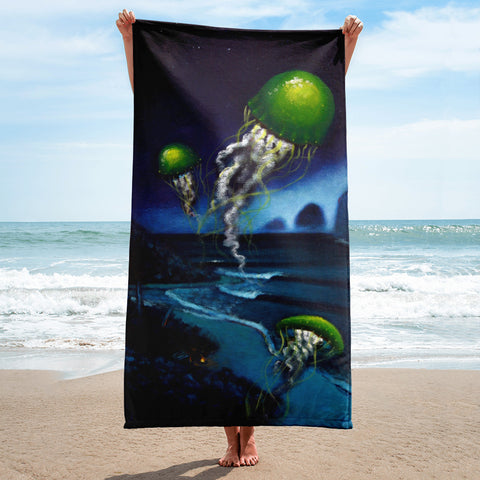 "Jelly 2" Beach Towel