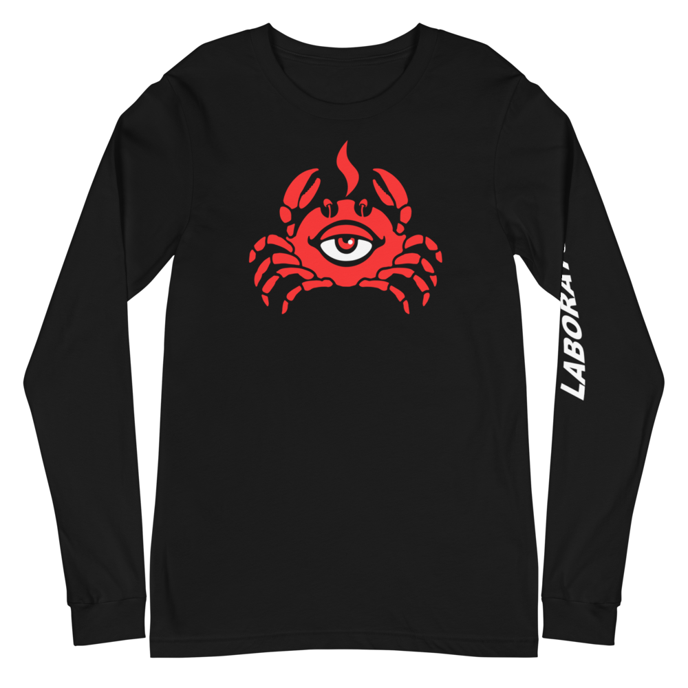 "Redeye Crab" Unisex Long Sleeve Tee