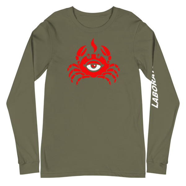 "Redeye Crab" Unisex Long Sleeve Tee