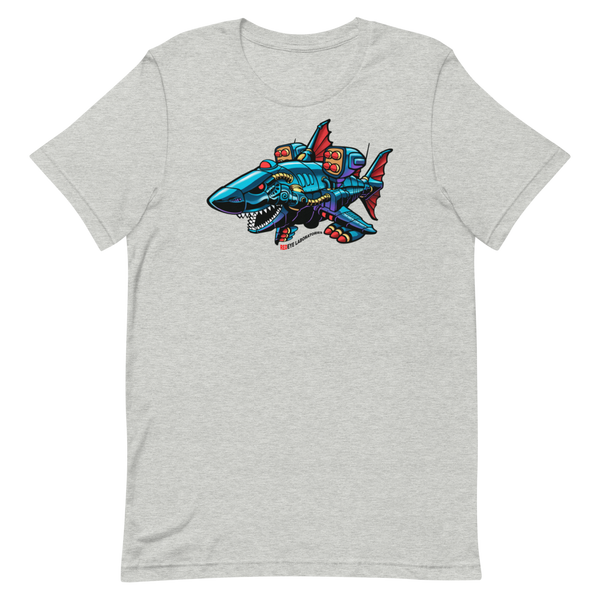 "Robo-Shark (Heavily Equipped)" Short-Sleeve Unisex T-Shirt