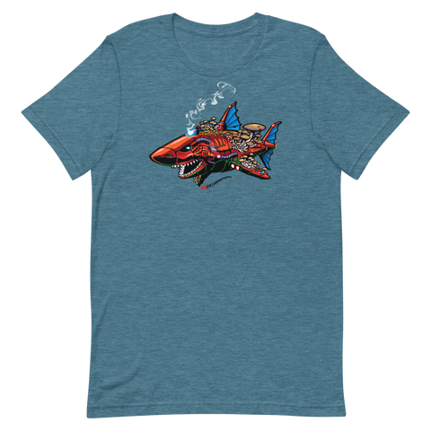 "Robo-Shark (Psilocybin Shark)" Short-Sleeve Unisex T-Shirt