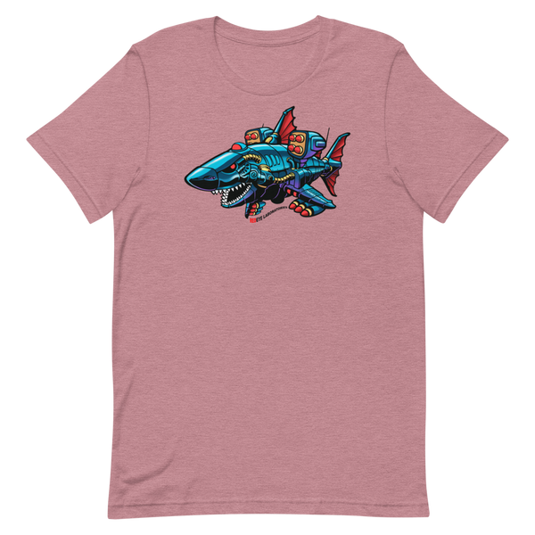 "Robo-Shark (Heavily Equipped)" Short-Sleeve Unisex T-Shirt