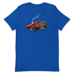 "Robo-Shark (Psilocybin Shark)" Short-Sleeve Unisex T-Shirt