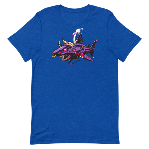 "Robo-Shark (Bull Shark)" Short-Sleeve Unisex T-Shirt