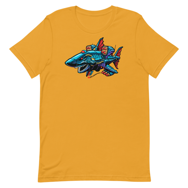 "Robo-Shark (Heavily Equipped)" Short-Sleeve Unisex T-Shirt