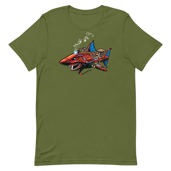 "Robo-Shark (Psilocybin Shark)" Short-Sleeve Unisex T-Shirt