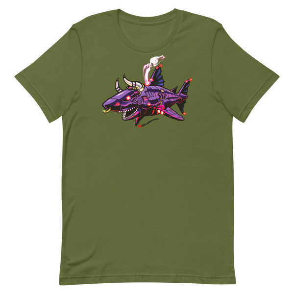 "Robo-Shark (Bull Shark)" Short-Sleeve Unisex T-Shirt